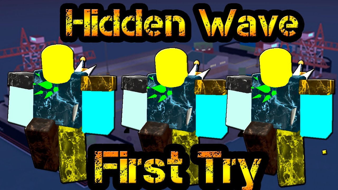 Hidden Wave Hidden Wave First Try Roblox Tower Defense Simulator - YouTube