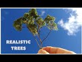 Cheap, easy, realistic trees using twigs