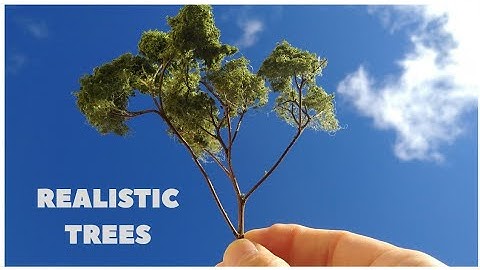 Cheap, easy, realistic trees using twigs