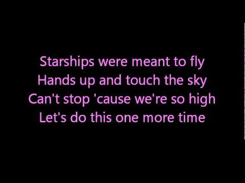 Nicki Minaj Starships Lyrics Youtube