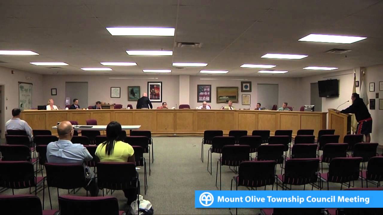 Mount Olive Township Meeting September 18, 2012 YouTube