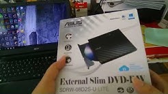 Review Asus DVD Eksternal Slim DVD - RW - Durasi: 6.19. 