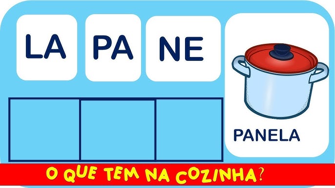 Quebra-cabeça B é para as Crianças Fácil Azuis e Vermelhas