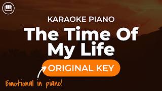 Benson Boone - The Time Of My Life (HD Piano Karaoke with Lyrics)