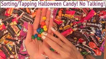 ASMR * HALLOWEEN CANDY Tapping & Sorting!! * Kayla