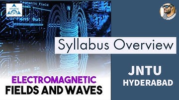 Electromagnetic fields and waves syllabus overview ||EMFW syllabus