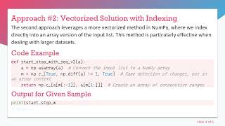 Efficiently Detecting Incrementing Ranges in a List with NumPy