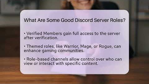 What Are Some Good Discord Server Roles? - Everyday-Networking