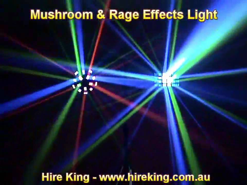 Hire King Perth Party Lighting - Mushroom & Rage Lights