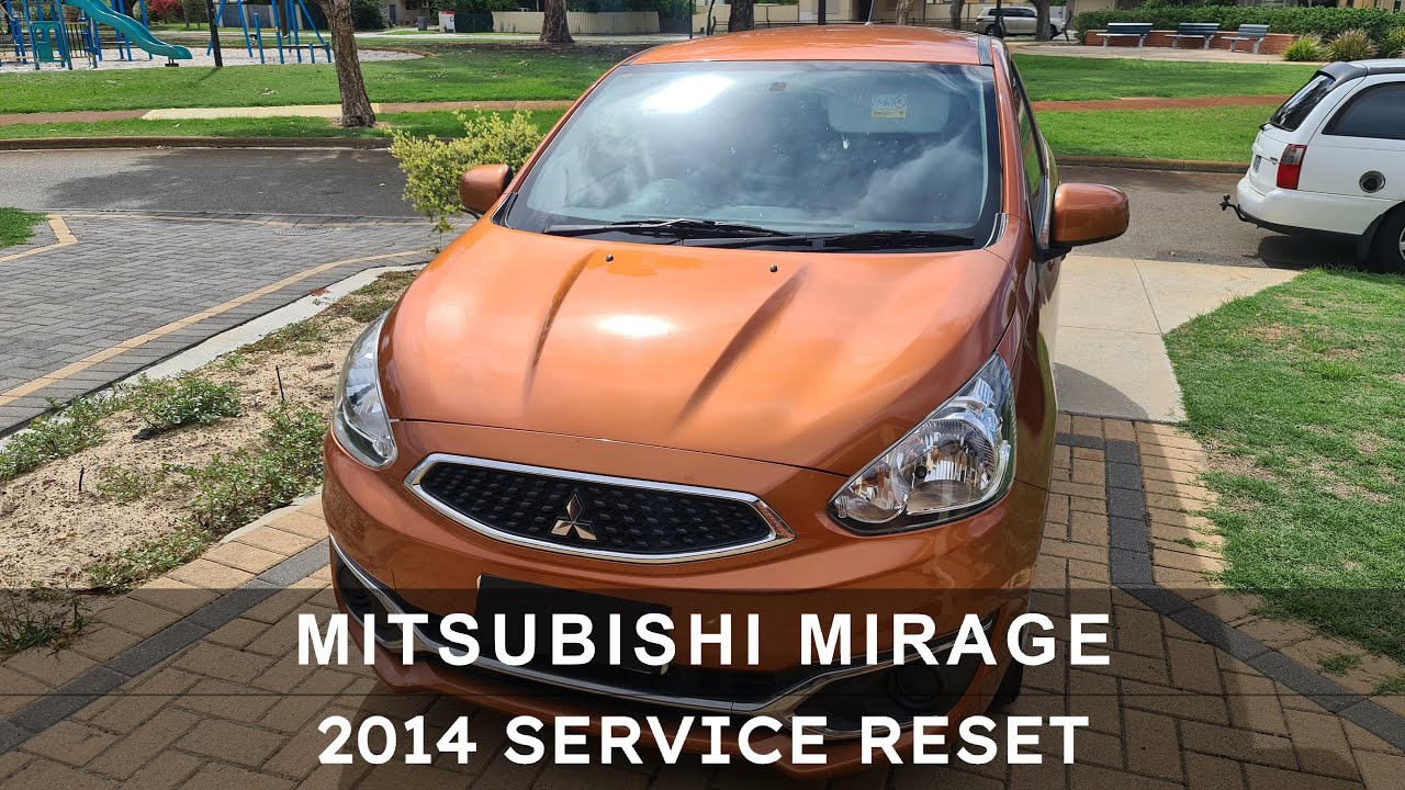 MITSUBISHI MIRAGE 2014 SERVICE RESET YouTube