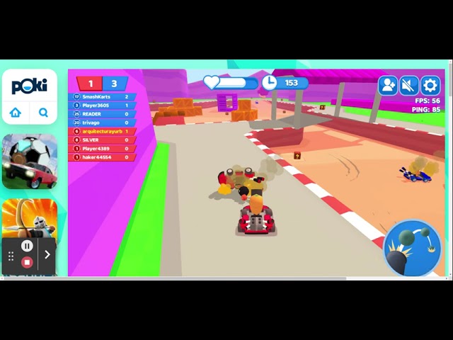 SMASH KARTS - Juega Smash Karts en Poki a 7 fps 