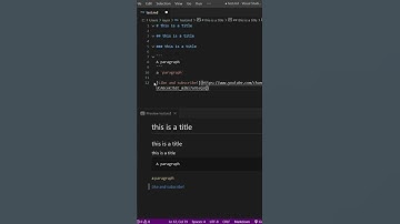 Learn Markdown in 1 minute #shorts