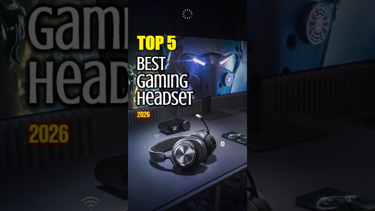 Лучшие игровые гарнитуры 2026 года ⚡ ТОП-5 #шорты #техника #лучшиеигровыегарнитуры