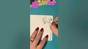 Tangle Springkle tutorial with Jessica CZT© Outside the LinZ©