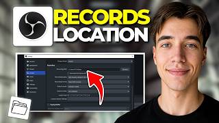 How To Find Recording Location Folder Using OBS On PC | Tutorial 2026