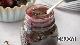 How To Make Morello Cherry Jam With Raspberries