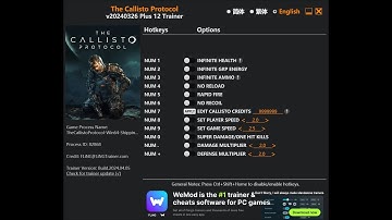 The Callisto Protocol Trainer Cheats PC Infinite Health Infinite Ammo No Recoil No Reload FLiNG