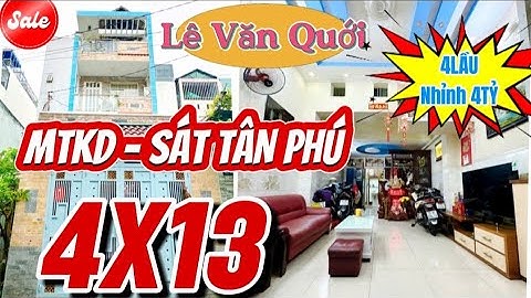 💥💥 Vị Trí Vàng... Mặt Tiền Kinh Doanh Đường Số 24 Lê văn Quới Quận Bình Tân /Ra Miếu Gò Xoài TÂN PHÚ
