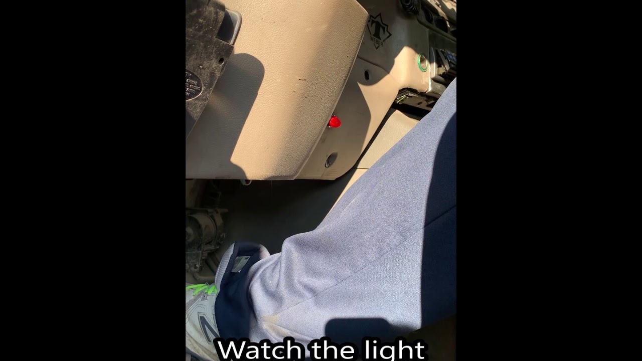 Tri Shield Brake Pedal Test