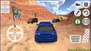 Extreme Suv Driving Simulator 2015: Blue SUV Driving Offroad Mountain 4x4 - Android GamePlay 3D screenshot 5