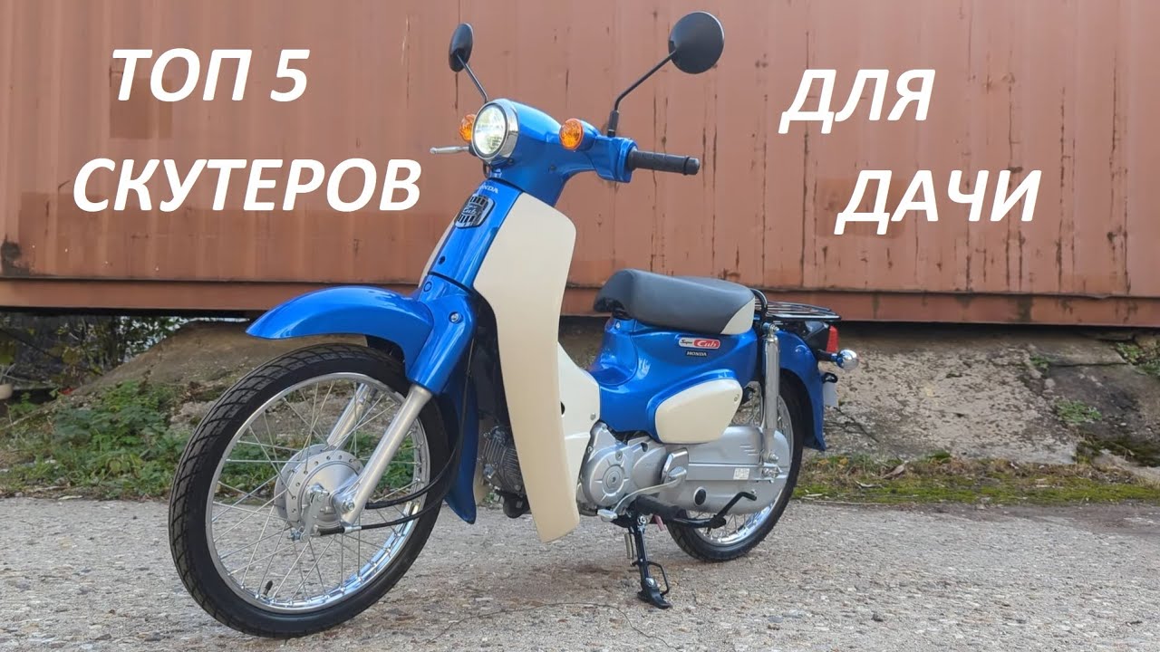 ТОП 5 скутеров из Японии для дачи!