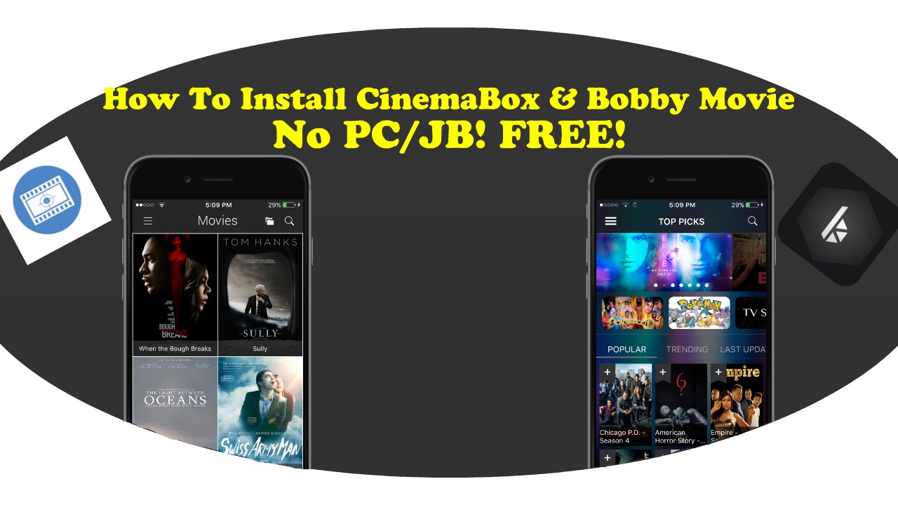 How To Install CinemaBox & Bobby Movie On iOS 10/9! NO PC ...