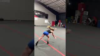 Backhandspring Stepout Training