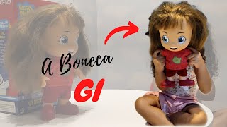 A Boneca Gi Neto Mostrando Algumas De Suas 14 Frases.