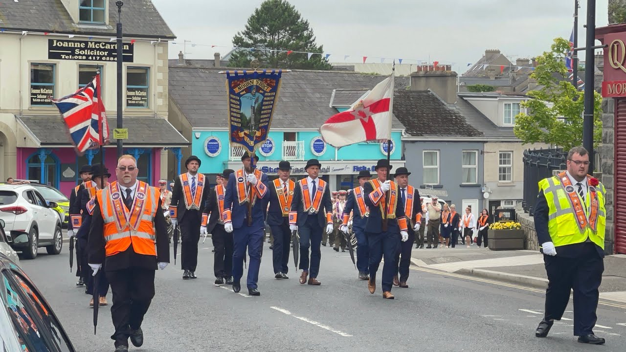 Mourne District Orange Sunday Service Return Parade Kilkeel 20/7/25