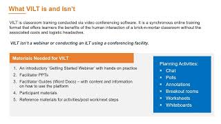 What is Virtual Instructor Led Training? VILT in Corporate Training