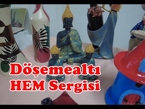 Döşemealtı Halk Eğitimi Merkezi Yıl Sonu Sergi Açılışı