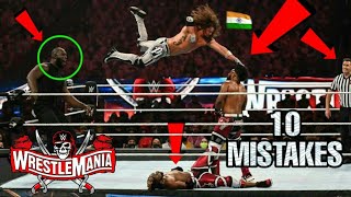 10 Shocking Mistakes (Botches) At WWE Wrestlemania 37 ! Wardrobe Malfunction At WrestleMania 37 !