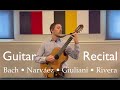 Classical Guitar Recital, pandemic-style. Adam Roth plays the music of Bach,  Jugy, Rivera, and more