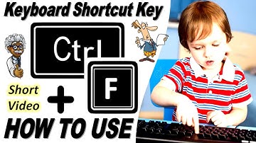 How to Use Ctrl + F keyboard shortcut key with Practical | Ctrl + F = Find Text | keyboard shortcut