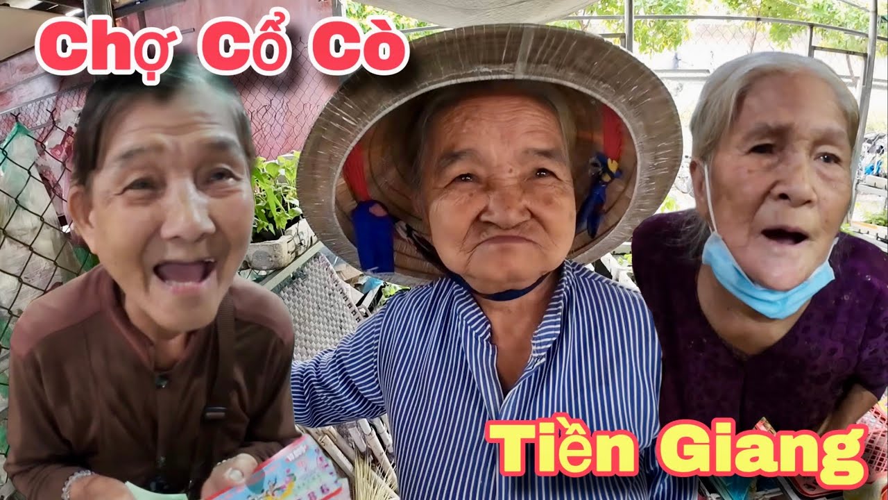 Chợ Cổ Cò Cái Bè Tiền Giang Người Lớn Tuổi Khó Khăn Hạnh Phúc Nhận Quà Hảo Tâm Mỹ | Khương Nhựt Minh