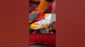 Custom PS5 Controller Using Posca Markers! #shorts