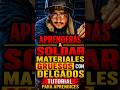 Guía para soldar material delgado, con grueso sin romperlo #aprendizaje #welding #herramientas