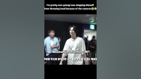 Yoongi was trying hard not to cry or get angry😭😂 #bts #suga #jimin #taehyung #jungkook #yoongi