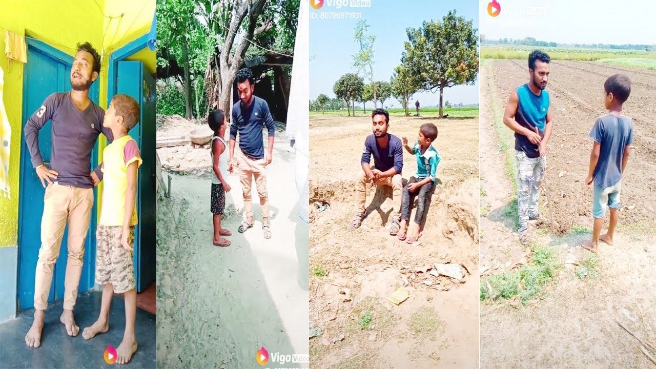 New Viral Tiktok Vigo  Romantic & Funny Videos Of Raju,Munna,Dakla Etc | Raju Da 3 te Biby