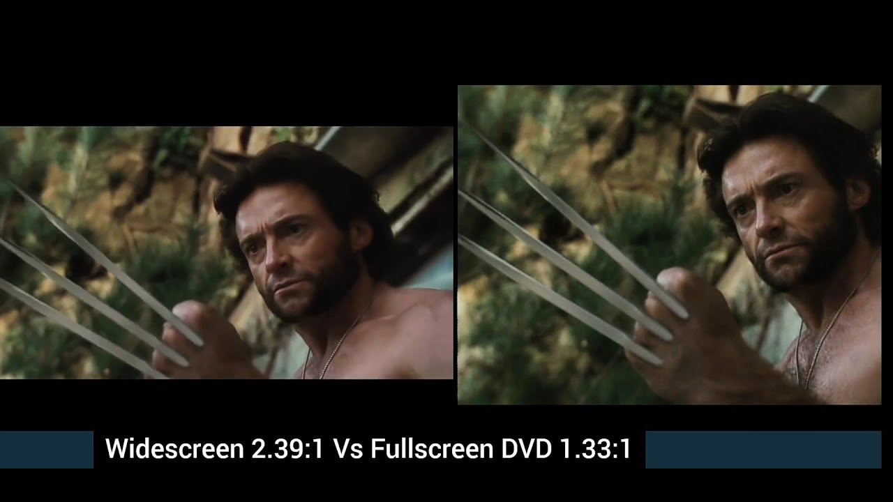 XMen Origins wolverine widescreen vs fullscreen dvd escape scene YouTube