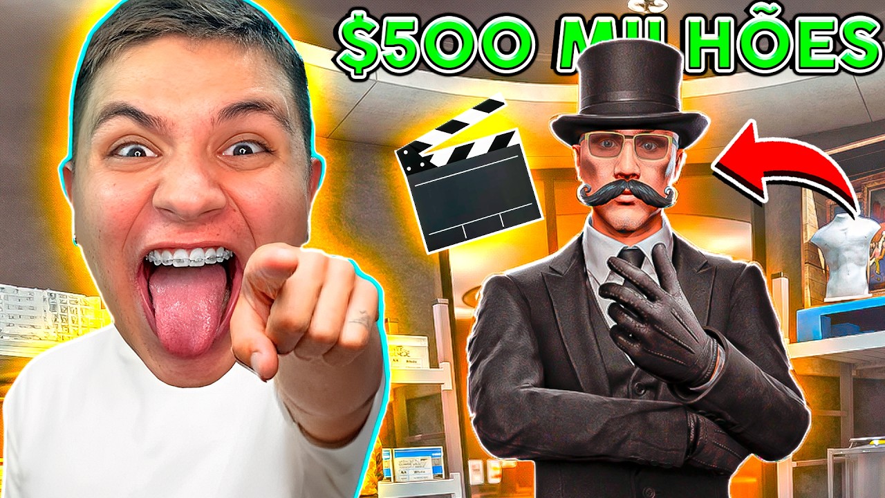 O GOLPE MILIONÁRIO no DIRETOR DE CINEMA 😱 GTA RP (Paulinho o LOKO)
