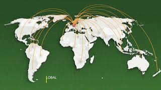 World Map Line Kit - After Effects Template