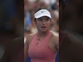 Raducanu reacts after winning a 13 deuce game #tennis #raducanu #sports