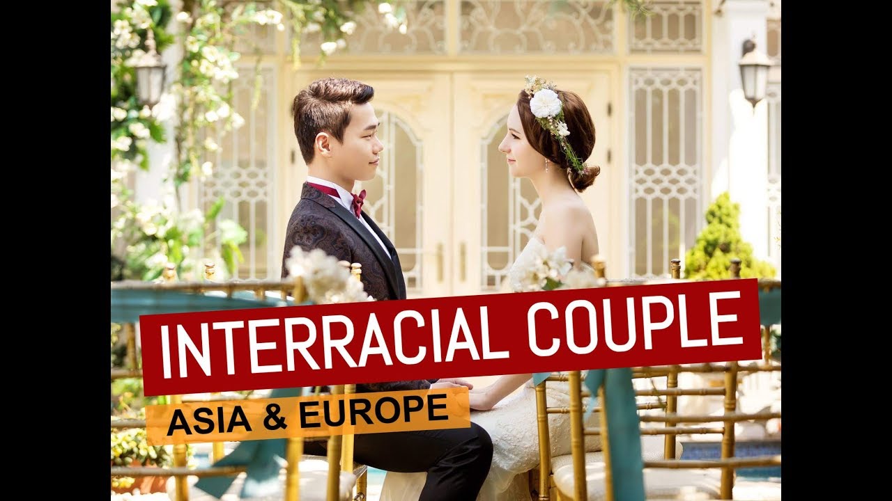 Amwf Interracial Couple Marriage Of A European And Asian 국제 커플 Youtube 