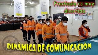 Dinámica en equipos de comunicación, dibujo descompuesto