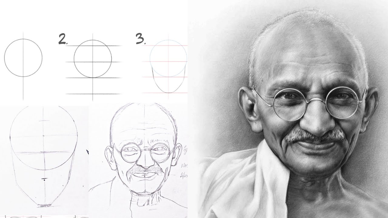 Image of Gandhi Jayanti - Vector Character Illustration Of Gandhiji .-KV754785-Picxy