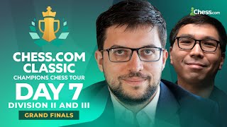 MVL vs. Wesley \& Andreikin vs. Grandelius | Chess.com Classic 2024 Div II \& Div III Grand Finals