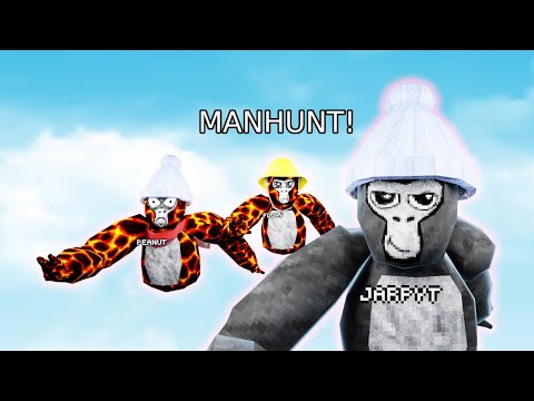 Gorilla Tag Manhunt… (ft. @FL3XY_GT @SUPER4AAC @SlippyPB1)