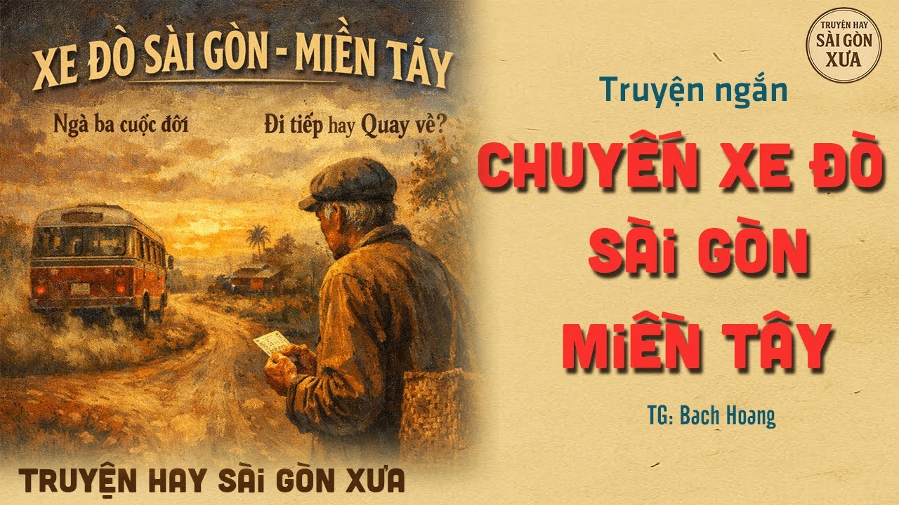 Truyện Hay Sài Gòn Xưa - CHUYẾN XE ĐÒ SÀI GÒN MIỀN TÂY | Nghe Truyện Đêm Saigon Xưa Hay Nhất