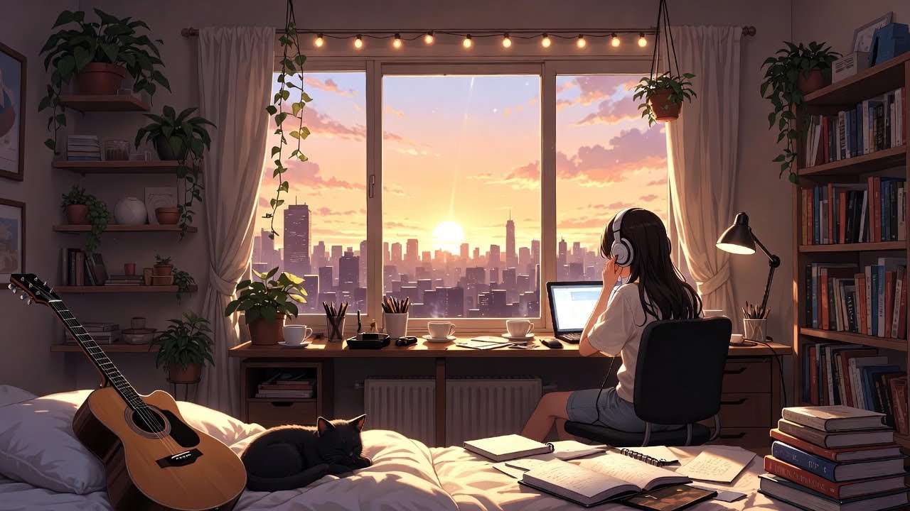 Relaxing Lo-Fi Beats 🌇 Calm Music for Studying, Working & Evening Focus